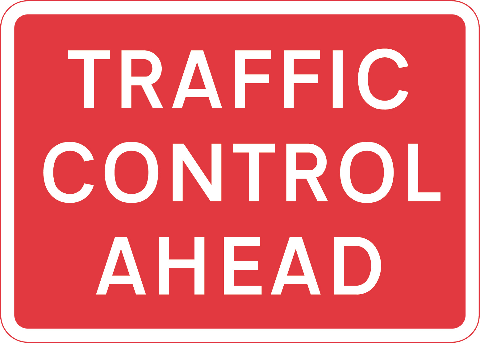 Traffic control ahead